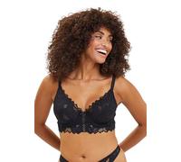 Sans Complexe - Arum - Soutien-Gorge Bustier en Dentelle avec Armatures - Classique - Uni - Femme - 110E - Noir