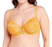 Sans Complexe - Arum - Soutien-Gorge Emboitant en Dentelle avec Armatures - Classique - Femme - Abricot Doré - 95C
