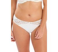sans Complexe - Charline - Culotte en Microfibre et Dentelle sans Coutures - Classique - Uni - Femme - Ivoire - 50/52