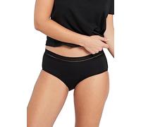 SANS COMPLEXE Elena_40BAJ30 Boxeur ajusté, Noir, 34/36 (Lot de 2) Femme