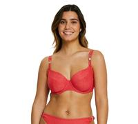SANS COMPLEXE Femme Bask Bliss Haut De Bikini, Rouge Poppy, 90F EU
