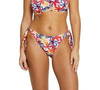 SANS COMPLEXE Femme Island Dream Maillot De Bain, Culotte Taille Basse, Florale Blanc, 46-48 EU