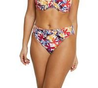 sans Complexe Femme Island Dream Maillot De Bain, Culotte Taille Médium, Florale Blanc, 50-52 EU