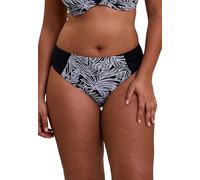 SANS COMPLEXE Seychelles_68PAM89 Bas de Bikini, Imprimé Palmier Graphique, 38/40 Femme