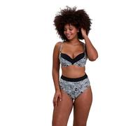 SANS COMPLEXE Femme Seychelles Haut De Bikini, Imprimé Graphique Palm Tree, 105C EU