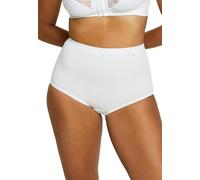 Sans Complexe, 61AH35, Lot de 3 Shortys, Taille Haute, Simplement Coton, Coton Bio, Blanc, 48
