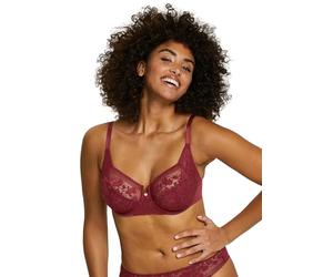 sans Complexe Femme Suzie_70aal50 Soutien Gorge Classique Armatures, Rouge Rhododendron, 90C EU