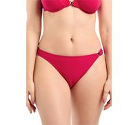 SANS COMPLEXE Glamourous Textured_68OAI76 Maillot, Slip de Bain échancré, Cerise, 42/44 Femme