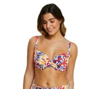 sans Complexe, Haut de Maillot de Bain avec Armatures, Modèle Island Dream, Florale Blanc, 90D