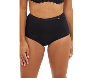 SANS COMPLEXE, Lot de 2 Culottes Maxi Coton Bio Classique Coton, Noir 46, Femme