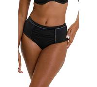 Sans Complexe, Maillot de Bain, Culotte Taille Haute, Modèle Speekaboo Shape, Femme, Ligne de Maillots Sculptants et très féminins, 46-48, Black