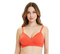 Sans Complexe - Modèle Agathe - Brassière sans Armatures - Femme - XL - Orange Corail