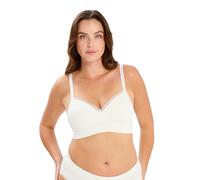 Soutien-gorge brassière sans armatures - Blanc Blanc XXL