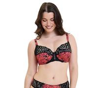 Sans Complexe - Modèle Amelie Print - Soutien-Gorge - Femme - 100C - Feuillage Corail