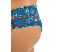 Sans Complexe - Modèle Arum Mosaic - Culotte Taille Normale - Femme - 38/40 - Imprimé Floral Bleu Mykonos