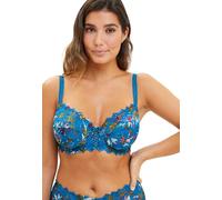 SANS COMPLEXE Arum Mosaic_709212 Soutien-Gorge, Imprime Floral Bleu Mykonos, 105C Femme