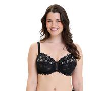 Sans Complexe - Arum - Soutien-Gorge Emboitant en Dentelle avec Armatures - Classique - Femme - Noir - 95B