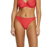 Sans Complexe - Modèle Bask in Bliss - Bas de Maillot de Bain Taille Normale - Femme - 34/36 - Rouge Poppy