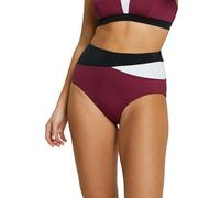 Sans Complexe - Modèle Beyond The Beach - Bas de Maillot de Bain - Femme - 46/48 - Colorblock Prune