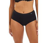 SANS COMPLEXE Classique Coton B_60AH36 Slip, Noir+Noir, 48 Femme