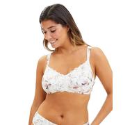 Sans Complexe - Modèle Flora - Soutien-Gorge emboîtant - Femme - 95E - Imprime Poesie Pastel