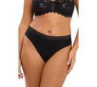 Sans Complexe - Modèle Invisible Coton - Lot de Deux Slips Taille Normale - Femme - 46/48 - Noir & Noir