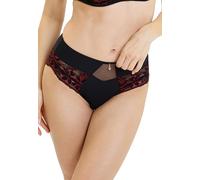 Sans Complexe - Modèle Mélodie - Culotte Taille Normale - Femme - 42/44 - Noir, Rouge