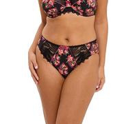 Sans Complexe - Modèle Oriane - Slip Taille Normale - Femme - 46/48 - Bouquets Noir/Rose