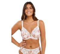 Sans Complexe - Modèle Oriane - Soutien-Gorge Classique avec Armatures - Femme - 105E - Bouquets Blanc/Vert