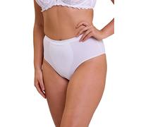 Sans Complexe, Culotte Gainante, Amincissant, Uni, Maille Bloquée, Femme, Modèle Perfect Lift, Blanc, 42-44