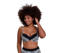 Sans Complexe - Modèle Seychelles - Haut de Maillot de Bain - Femme - 100E - Imprimé Palmier Graphique
