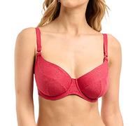 Sans Complexe Reflet Haut de Maillot de Bain avec Armatures, Cerise, 100D Femme