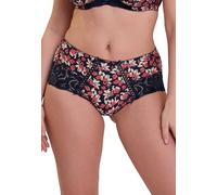Sans Complexe - Modèle Amelie Print - Shorty - Femme - 50/52 - Imprimé Floral Marine Et Rouge