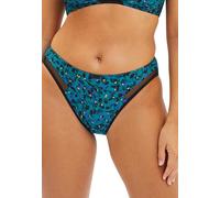 Sans Complexe - Slip en Dentelle - Complice - Femme - Imprime Floral Bleu Emeraude - 42/44