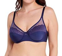SANS COMPLEXE So Feminine Soutien-Gorge à Couverture intégrale, Ruban Bleu, 75D Femme