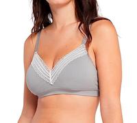 Sans Complexe, Soutien Gorge Brassière Coques sans Armature, pour Femmes, Modèle Agathe 56LAG98, Gris & Ivoire, TG