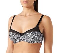 Sans Complexe, Soutien Gorge Classique Armatures, pour Femmes, Modèle Complice 70AAD81, Noir/Blanc, 95C