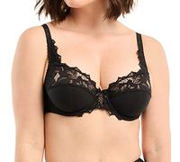 Soutien-gorge emboitant coton biologique avec armatures noir - Coton d'Arum Noir 110C