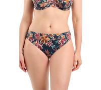 SANS COMPLEXE Staycation_68PAI77 Maillot de Bain, Bas échancré, Imprime Floral Bleu, 50/52 Femme