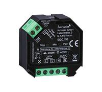 Sans conducteur N : actionneur de variateur iluminize Zigbee 3.0 1 x 230 V, max. 200/400 W, intensité variable par coupure de phase