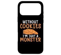 sans Cookies, Je ne suis qu'un Monstre et Un Amateur de Biscuits drôle Coque pour iPhone 17 Pro Max
