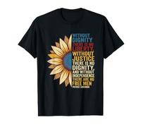 sans dignité, il n'y a Pas de liberté - Citation de Patrice Lumumba T-Shirt Graphique avec Valeur