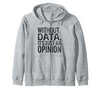 Sans données, c'est juste un avis d'analyste de données de travail Meme Fun Sweat à Capuche