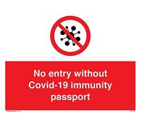 Sans entrée sans passeport immunitaire Covid-19