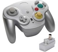 Sans Fil 2.4ghz Bluetooth Controller Gamepad Portable Joystick Pour Nintendo Pour Gamecube Pour Ngc Wii - Argent