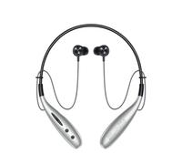 Sans fil bluetooth écouteur tour de cou casque 13mm lecteur stéréo TF carte Magnetci Adsorption Sport casque avec micro