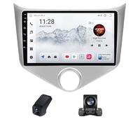 sans Fil Carplay Android Autoradio 2 Din pour Chery Fulwin 2 Very A13 2013-2016 avec Android Auto GPS Navi 9 Pouces Autoradio avec Bluetooth/Commandes au Volant Caméra de Recul(X2)