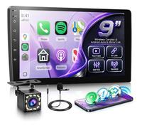 Sans Fil Carplay Autoradio 2 Din Avec Android Auto You-Tube Vi-Link Bluetooth Fm/Rds Dsp Eq 9 Pouces Écran Tactile Radio Dou[F107]