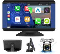 Sans Fil Carplay Et Android Auto, Autoradio Portable 7 Pouces Avec Ips Ecran Tactile,Poste Radio Voiture Bluetooth, Ecran Carplay Avec Lien Miroir/Commande Vocale/Aux/Usb/Sd+Caméra[YIN4185149]