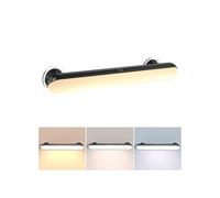 Sans Fil Lumiere Coiffeuse avec Adhésive Ventouse, Rechargeable 5000mAh Led Miroir Coiffeuse avec Télécommande, LED Pour Miroir 3 Couleurs, Lampe Maquillage Magnétique Portable, Pour les Salle de Bain